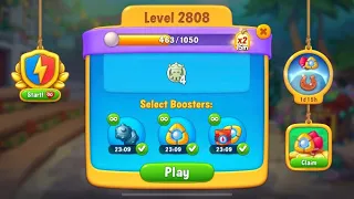 Mobile game: Fishdom - Full of boosters in 30 minutes - Level 2808, 2809,…2820 and minigame