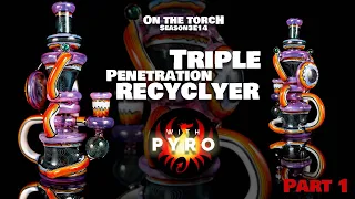 How to Blow Glass II Recycler with Pyro Part 1 || On the Torch SEASON 3 Ep 14