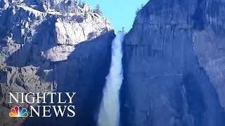 Winter Melt Off Bring Breathtaking Waterfalls To Yosemite | NBC Nightly News