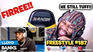 HOW IS THIS WEAK?!! Lloyd Banks | Funk Flex | #Freestyle187 (REACTION)