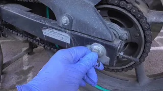 Как заменить цепь на мотоцикле Racer RC 250 Nitro