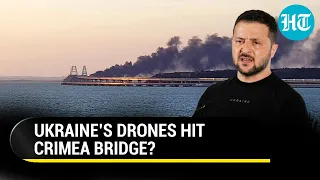 Ukraine Special Services Behind Crimea Bridge Attack? Russia Says ‘Sea Surface Drones Hit Bridge’