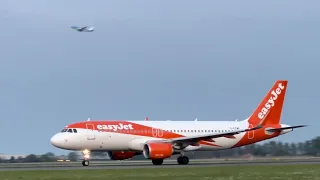 EasyJet AIRBUS A320-214 Taking Off From SCHIPHOL 36C to Liverpool John Lennon (4K60 HDR)