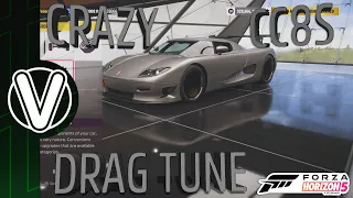 Forza Horizon 5 | Koenigsegg CC8S Drag Build And Tune *CRAZY* (Forza Horizon 5 Guides)