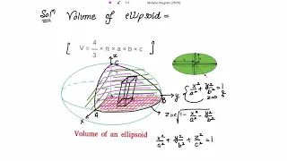Volume of an Ellipsoid by Double Integrals Assignment 1 HIgher Engineering Mathematics