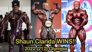 Shaun Clarida Wins 2022 (212) Olympia