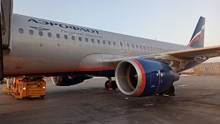 Взлет самолета Airbus A320 а/к Аэрофлот из Шереметьево рейс Москва - Сочи SU1592 | Перелет в Сочи