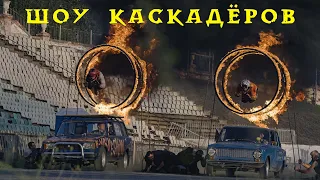 Шоу каскадеров в городе Волжском 2023