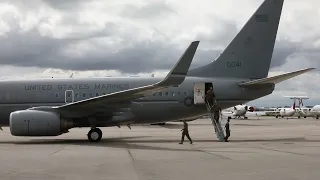 U.S. Marines and Sailors arrive in C-40A to Papua New Guinea (HADR)