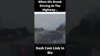 Russian Man Drunk Driving  At The Highway 😂