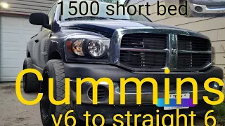 1500 short bed ram cummins swap nv4500