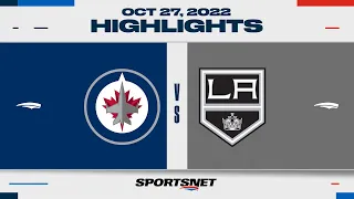 NHL Highlights | Jets vs. Kings - October 27, 2022