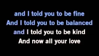 Birdy   Skinny love {karaoke}   HD