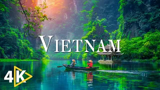 FLYING OVER VIETNAM (4K UHD) - Soothing Music With Beautiful Nature Video - 4K Video Ultra HD