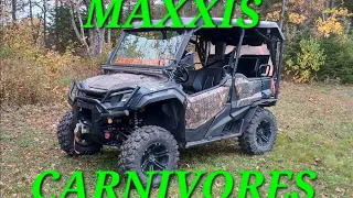 506SXS & ATV - 2022 Pioneer 1000-5 Forest on 28" Maxxis Carnivores Stock Suspension w/ Wheel Spacers