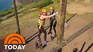 Sleepaway Camp For Grown-Ups: Jenna And Natalie Visit ‘Campowerment’ | TODAY