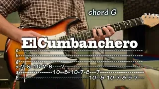 ElCumbanchero - guitar Tab and Chords, como tocar, lesson, レッスン