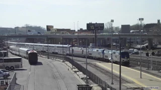 Video 015 - 8-Hour late Amtrak Southwest Chief at Kansas City, MO