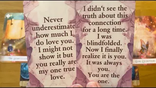 THEY REALIZE YOU'RE THE ONE FOR THEM & WANT TO SHOW YOU 💜 LOVE READING 🔮 #lovereading #tarot #fyp