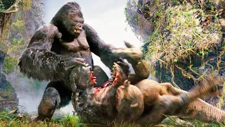 Kong Vs T-Rex | King Kong | Clip in Italiano