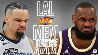 PLAYOFFS First Round - GAME 3 - Memphis Grizzlies vs Los Angeles Lakers - Full Game | NBA 2K23