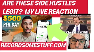 12 Side Hustles You Can Do From Your Phone ($500+ Per Day) | Reaction