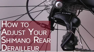 How to Adjust your Shimano Rear Derailleur | #CGT - Bike School