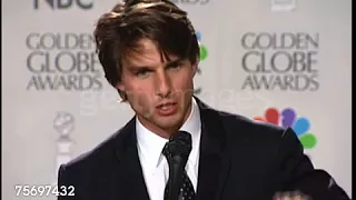 Tom Cruise Interview Golden Globe Awards 1997