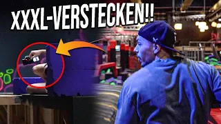 XXL VERSTECKEN CHALLENGE IM TRAMPOLINPARK!