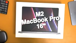 M2 MacBook Pro 16 Inch Unboxing and Review