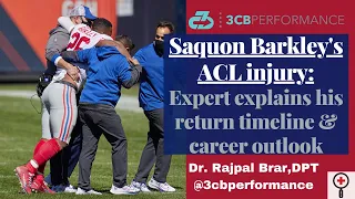 Saquon Barkley knee injury | Expert explains timeline & career impact