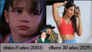 ASI LUCEN LOS ACTORES DE NIÑA AMADA MÍA | ANTES Y DESPUÉS 2024