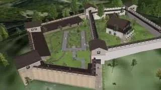 Cetatea dacică Costeşti - Blidaru, reconstituire 3D virtuală