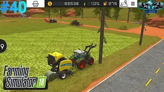 FS 18 | Making Hay Bales | Farming Simulator 18 | Timelapse #40