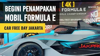 Begini Penampakan Mobil Balap Formula E saat Dipajang di Ajang Car Free Day Jakarta Bundaran HI