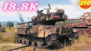 AMX 13 105 - 18.8K Spot + Damage  World of Tanks Replays ,WOT tank games