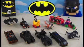 BATMAN Hot Wheels 80th Anniversary Movie Batmobile Cars Set!