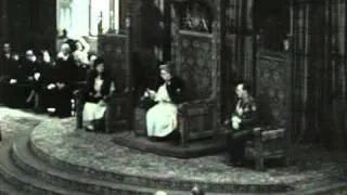 Koningin Wilhelmina opent zitting Staten-Generaal (1946)