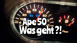 Ape 50 Tuning + Topspeed