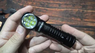 Sofirn HS41 Headlamp/Angle Flashlight Kit Review! (Four Luminus SST-20 LEDs)