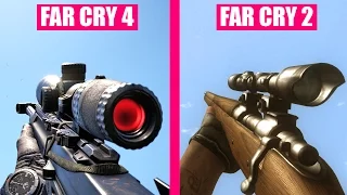 Far Cry 4 vs Far Cry 2 - Weapons Comparison