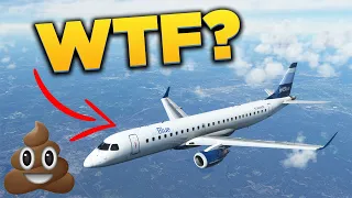 How bad could a $16 payware VirtualCol E190 be in MFS?