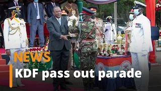 President Uhuru presides over the passing out parade of KDF recruits