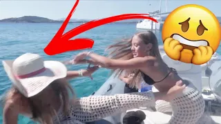 PRANK | ELENI SHTYU STEISIN NGA BARCA 🤭| STEISI PO MBYTEJ NË UJË | VLOGSUM 😨|| SEZ 🇦🇱