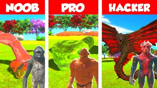 NOOB VS PRO VS HACKER: WARBAT (2021) CREATING CHALLENGE IN ANIMAL REVOLT BATTLE SIMULATOR