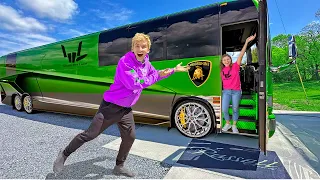 We Bought a LAMBORGHINI TOUR BUS!!