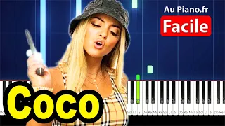 Wejdene Coco - Piano Cover Tutorial Lyrics (AuPiano.fr)