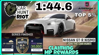 Asphalt 9 | Nissan GT-R Nismo RIOT | TOUCH DRIVE | TOP 5% | Claiming Festive Season 1 Reward | Top 2