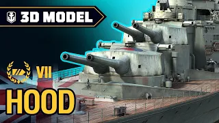 Dry Dock: HMS Hood — British battleship | World of Warships