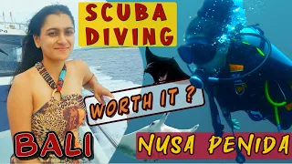 SCUBA DIVING in most BEAUTIFUL ISLAND Nusa Penida 🏖⛵️🛳🤿Bali  Trip Ep 4 |  Best Bali Travel vlog